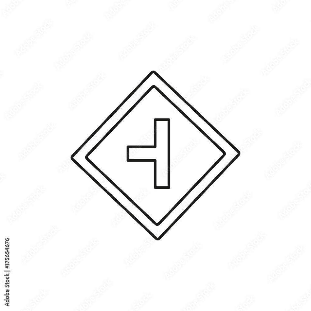 left turn road sign icon left turn road sign icon