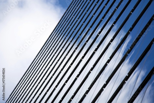 Glass facade high rise