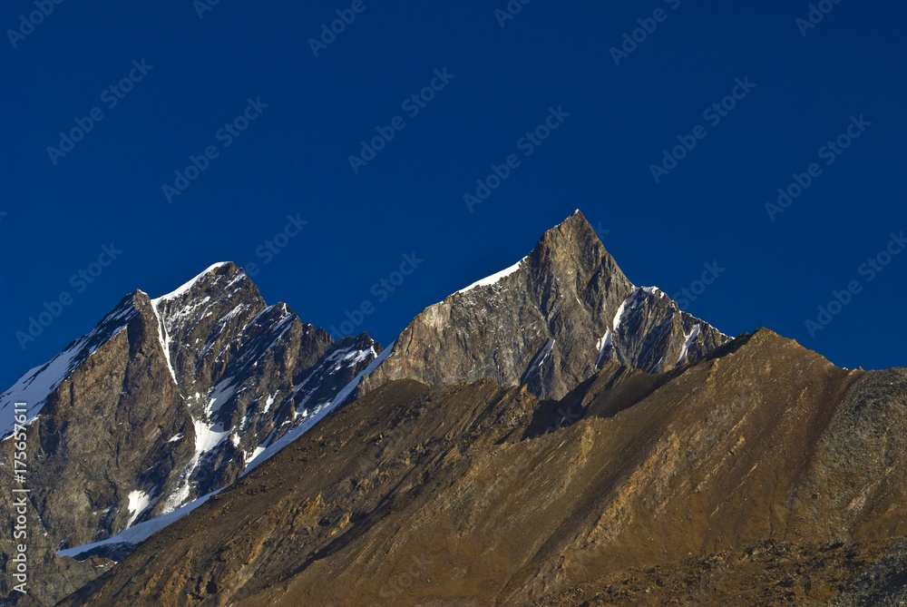 Taeschhorn and Dom, Zermatt, Valais, 