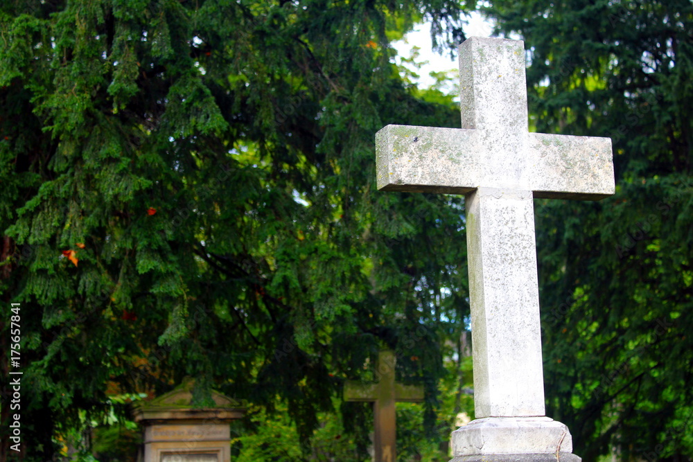 Kreuz auf dem Alten Friedhof in Bonn