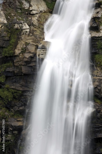 Stuibenfall Waterfalls near Umhausen, Oetztal, Tyrol, Austria, Europe