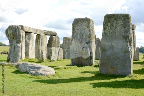 Stonehenge an ancient prehistoric stone monument near Salisbury, Wiltshire, UK.