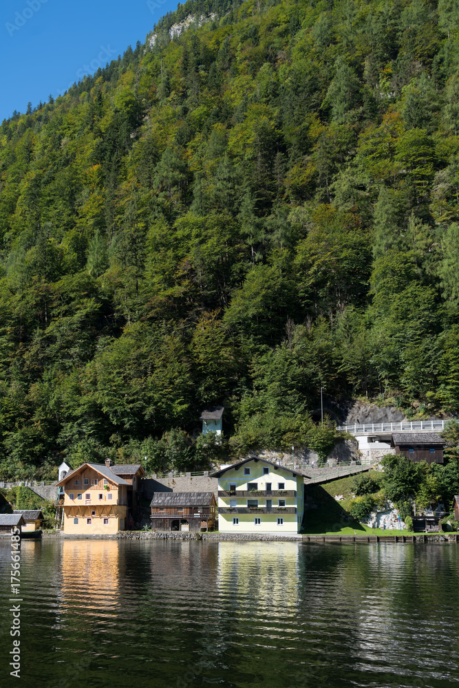 View of Hallstatt from Hallstatt Lake View of Hallstatt from Hallstatt Lake