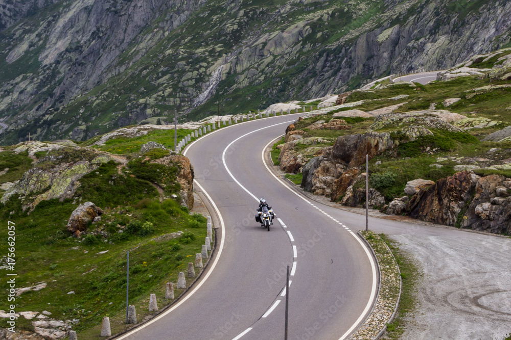 Grimsel pass in Switzerland in Alps Grimsel pass in Switzerland in Alps