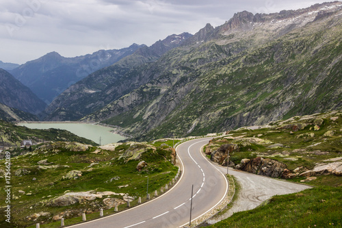 Grimsel pass in Switzerland in Alps