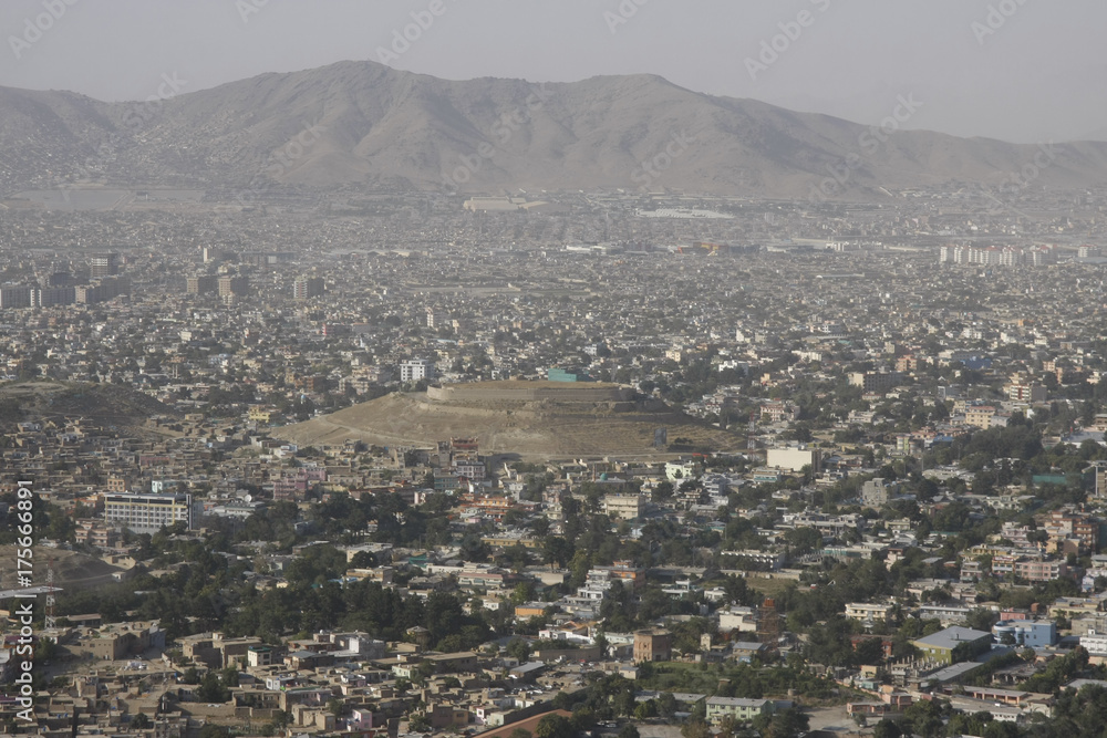 View of Kabul, capital city of Afghanistan