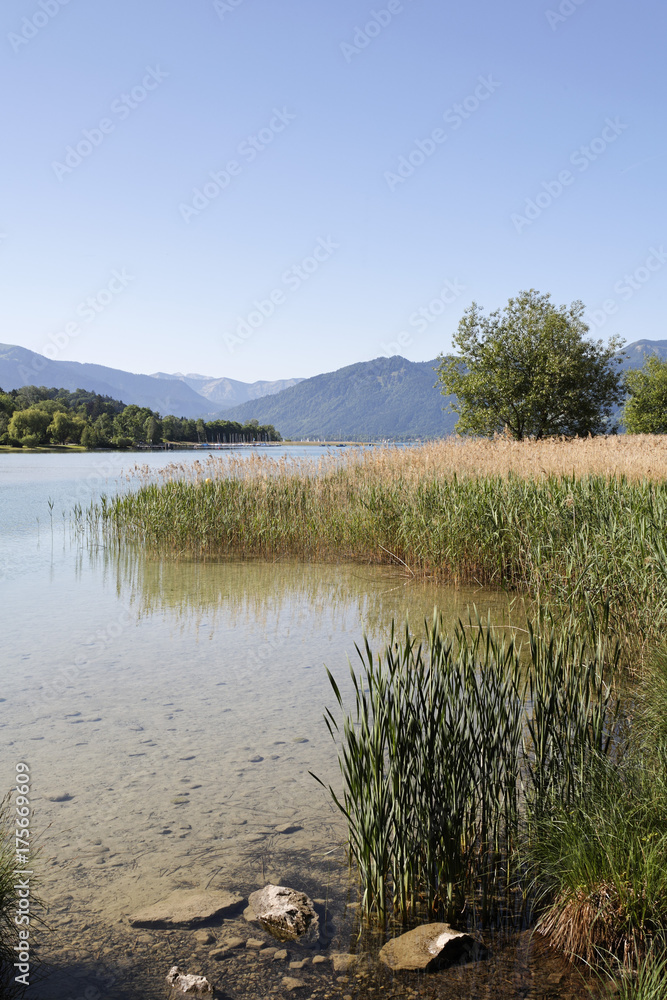 Tegernsee lake in Gmund, Upper Bavaria Germany Tegernsee lake in Gmund, Upper Bavaria Germany
