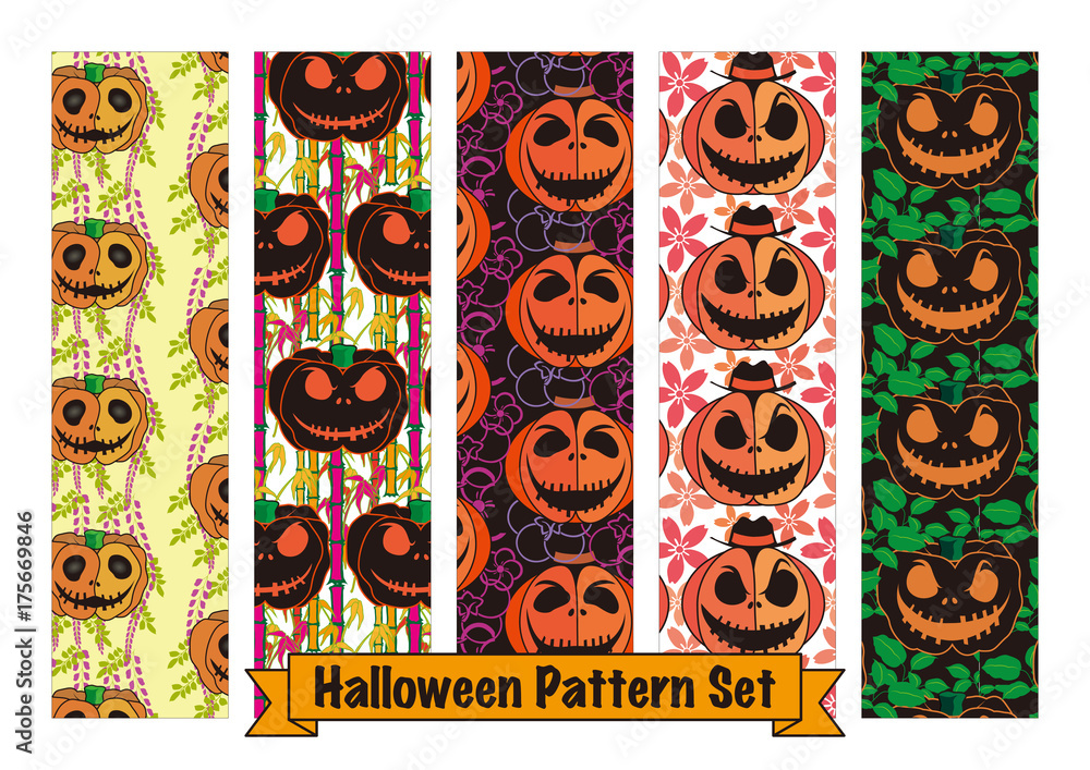 Halloween Pattern Set