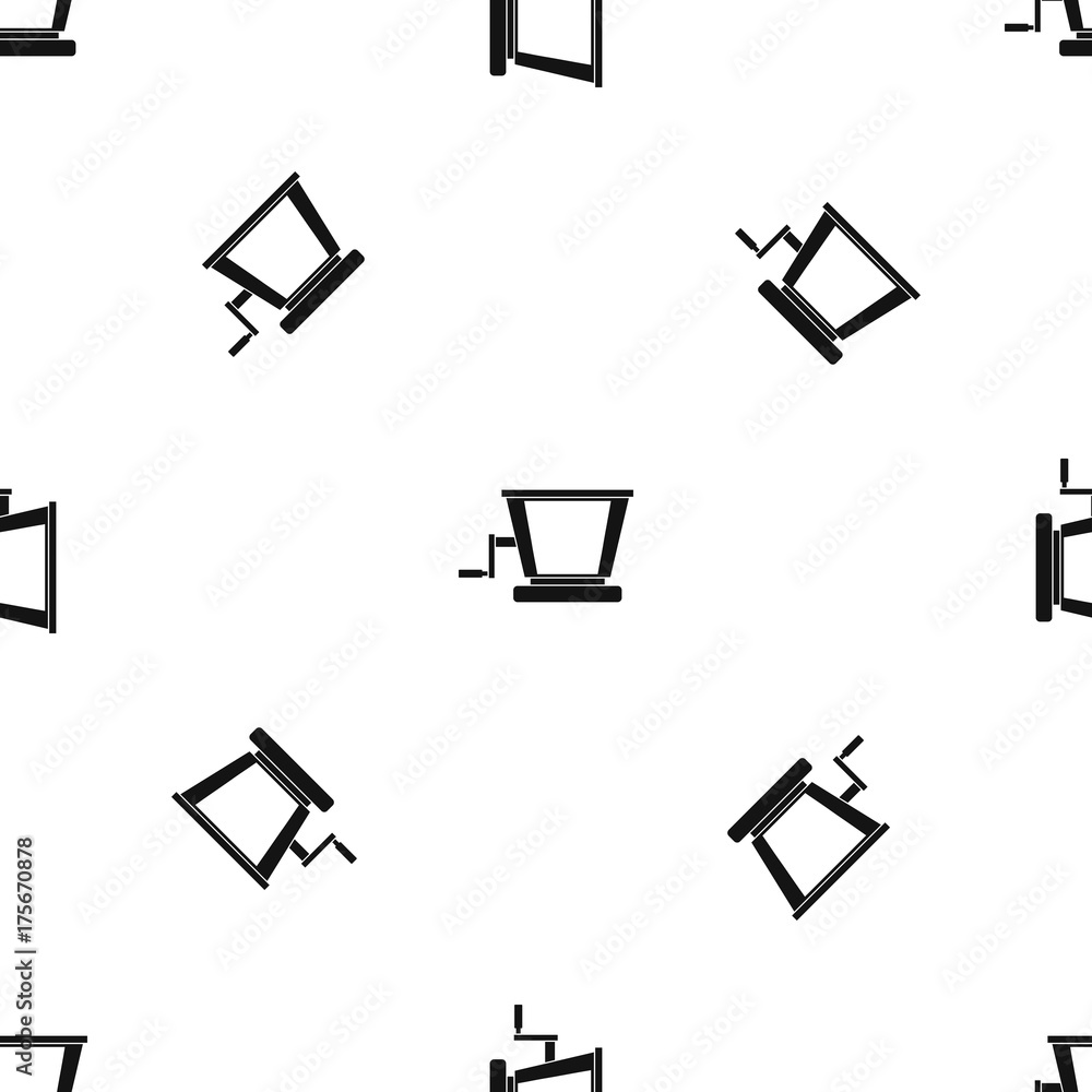 Old grape juicer pattern seamless black Old grape juicer pattern seamless black