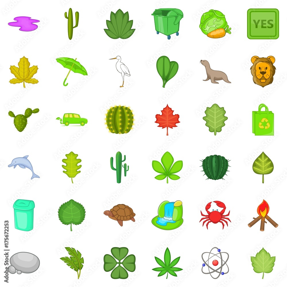 Heart icons set, cartoon style Heart icons set, cartoon style
