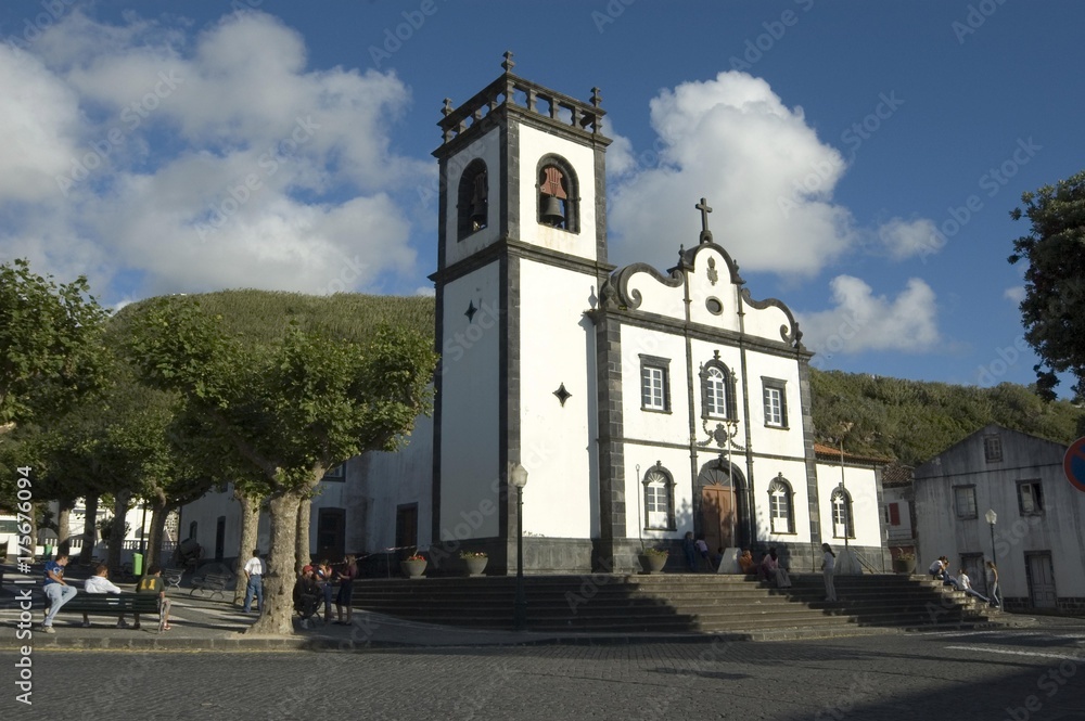Church of Mosteiros, San Miguel, Acores, Portugal, Europe