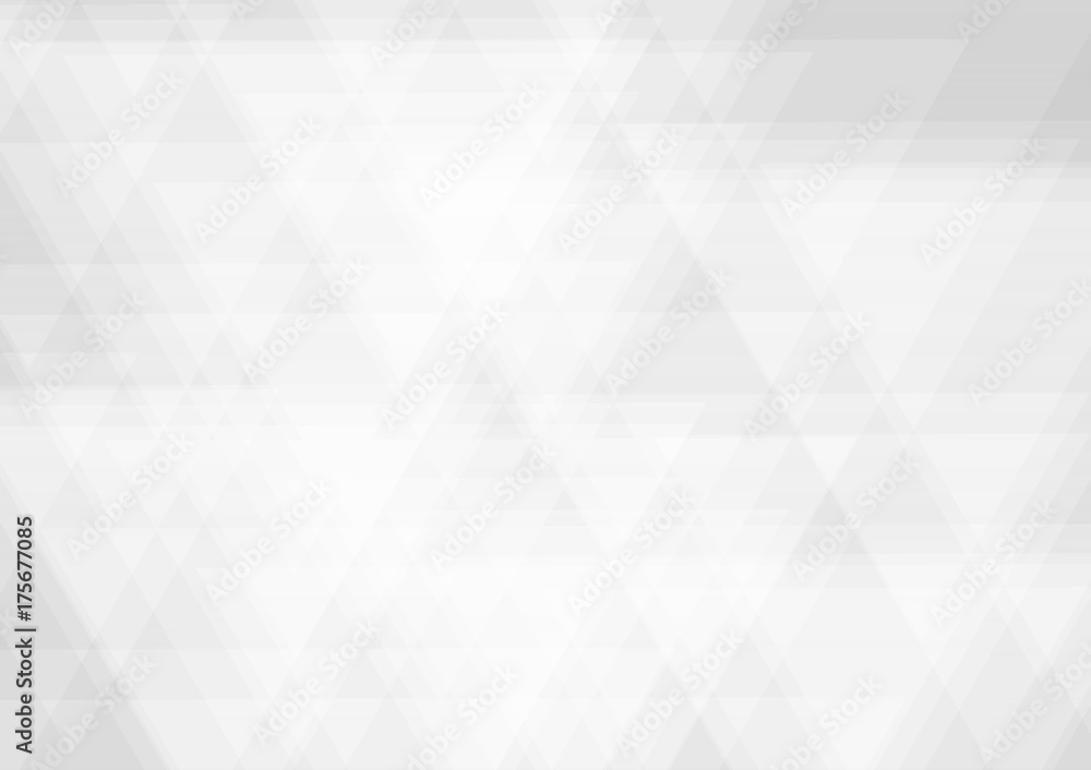 Triangle shape white and gray geometric is overlap modern design, vector abstract background Triangle shape white and gray geometric is overlap modern design, vector abstract background