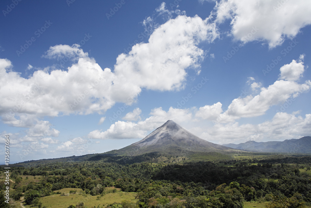 Active volcano Arenal near Fortuna, Costa Rica, Central America