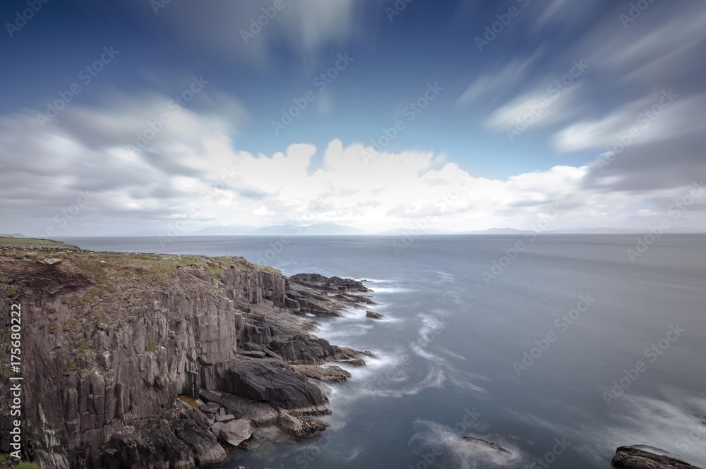 Coastline on the Atlantic, Dingle Peninsula, County Kerry, Republic of Ireland, Europe