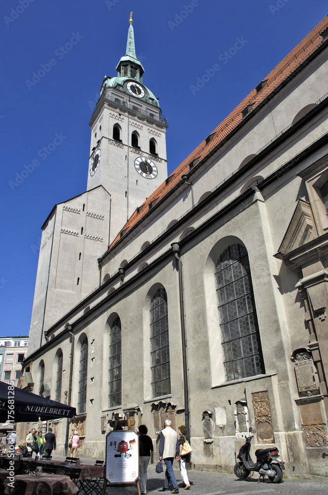 Church St. Peter, Munich, Bavaria, Germany, Europe