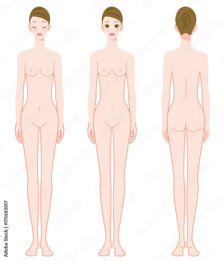 女性 全身 ヌード 女性 全身 ヌード