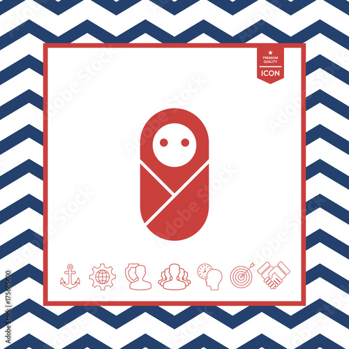 Infant, neonate, newborn icon