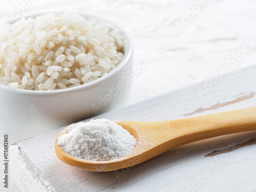 rice flour photo