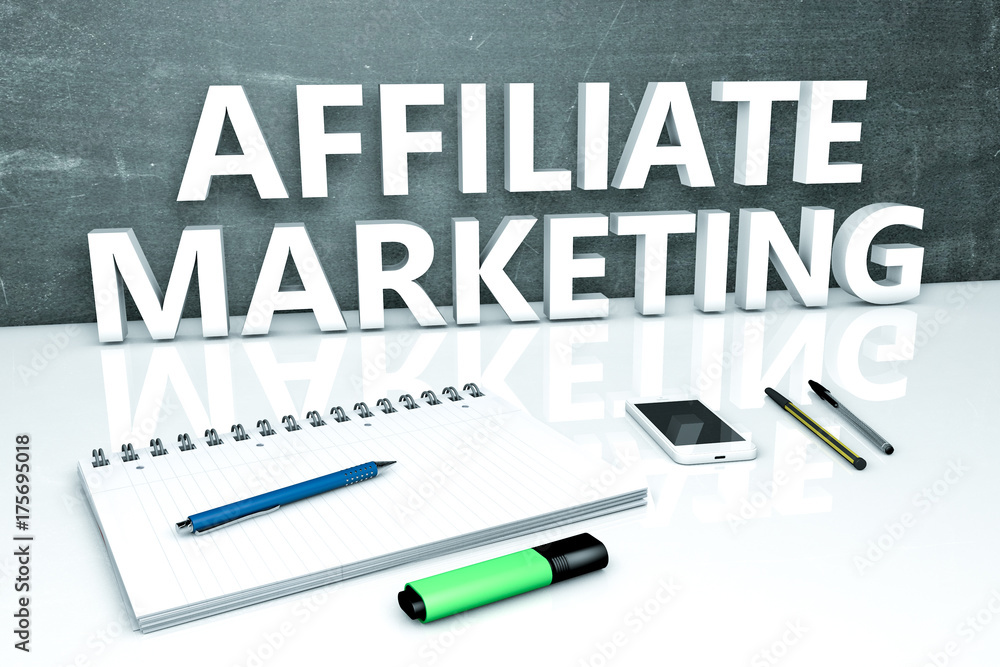 Affiliate Marketing text concept Affiliate Marketing text concept