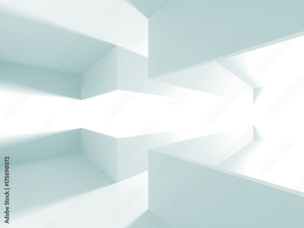 Abstract Modern White Architecture Background Abstract Modern White Architecture Background
