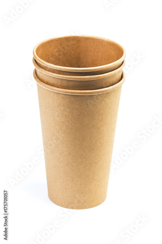 Coffee cups, kraft cups, disposable cups