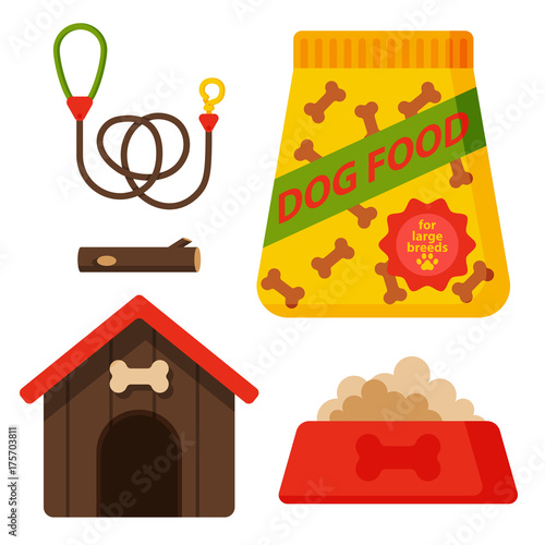 Vector illustration funny thoroughbred german shepherd dog attentive happy pet pedigree canine accessory.