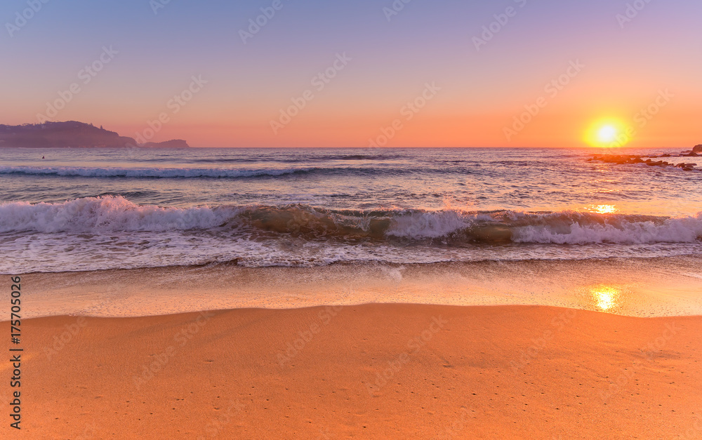 Rocky Sunrise Seascape