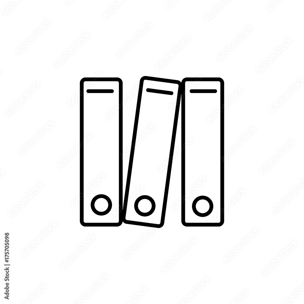 folder web thin line icon folder web thin line icon