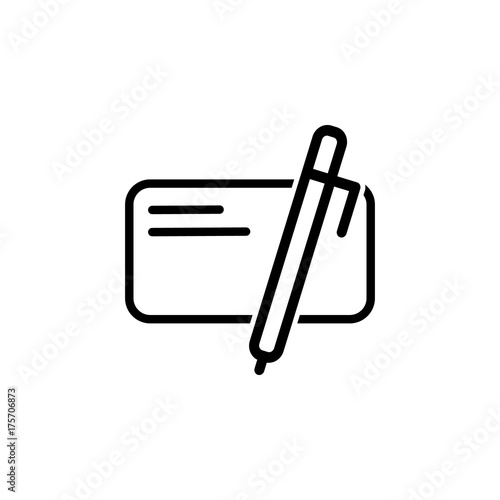 icon write for website, vector