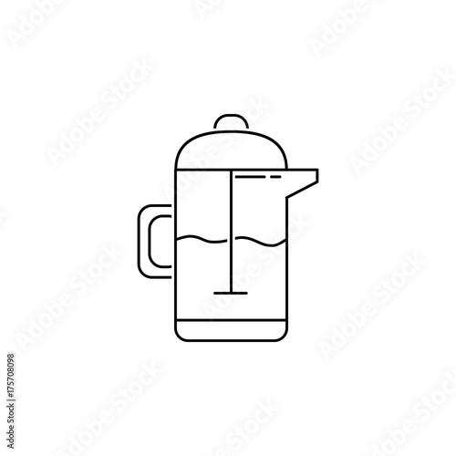 Tea press icon