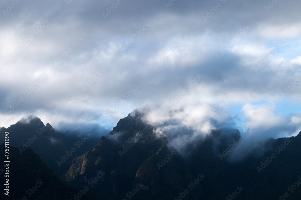 Mountain landscapes of Madeira Island