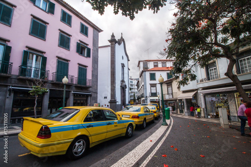 Funchal city urban view