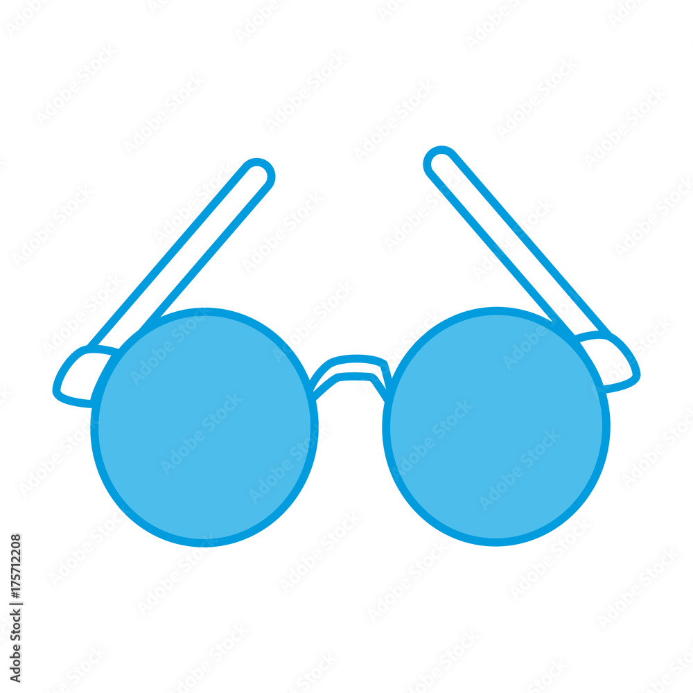 Old glasses isolated icon vector illustration graphic design Old glasses isolated icon vector illustration graphic design