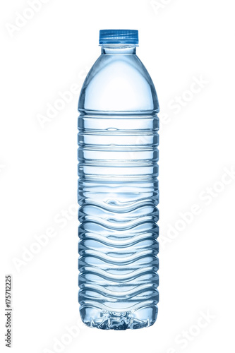 Water bottle isolated with clipping path