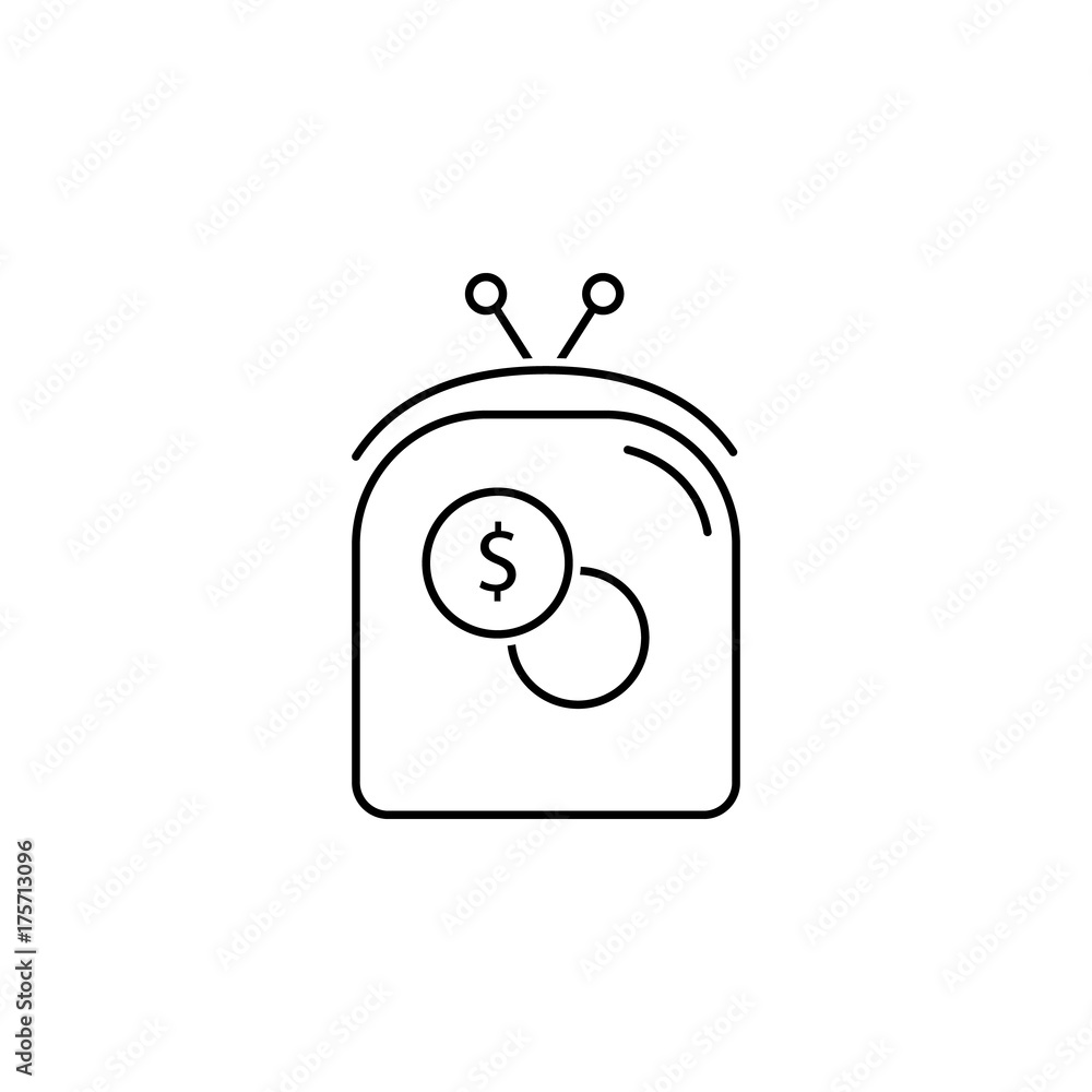 Obraz premium purse icon