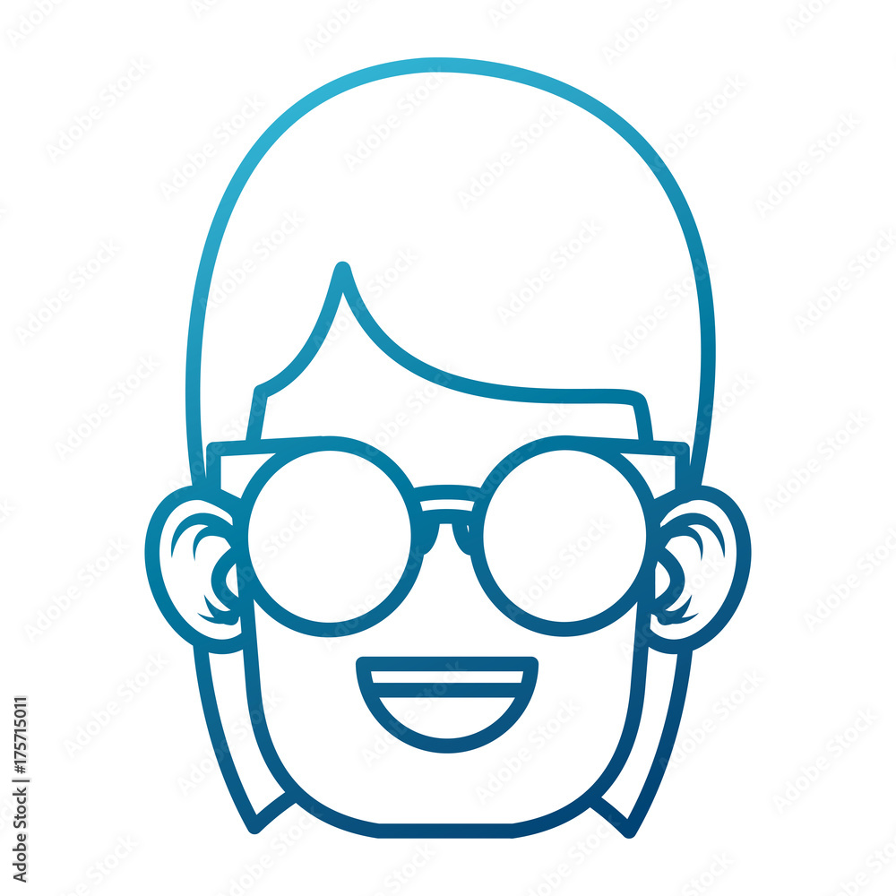 Cute girl with glasses cartoon icon vector illustration graphic design Cute girl with glasses cartoon icon vector illustration graphic design
