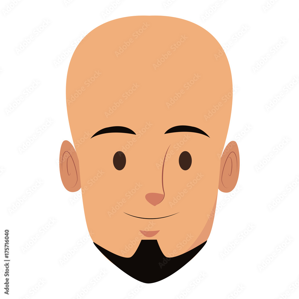 Man face cartoon icon vector illustration graphic design Man face cartoon icon vector illustration graphic design