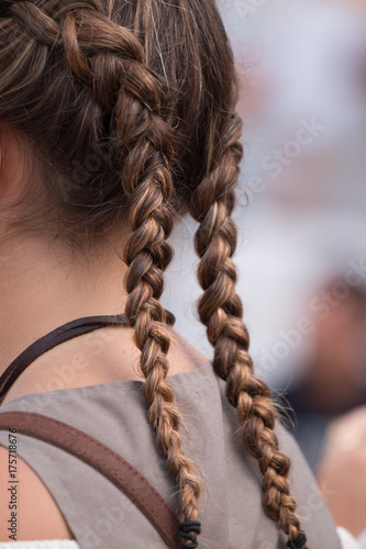 braided hairstyle on a girl