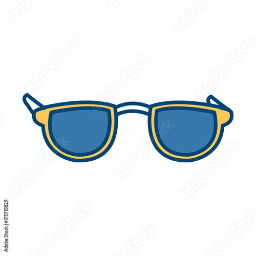 Nerd glasses isolated icon vector illustration graphic design