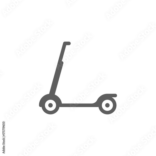Kick scooter icon