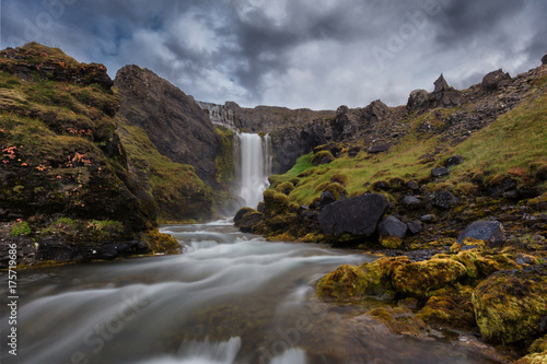 Dynjandi waterfall Iceland