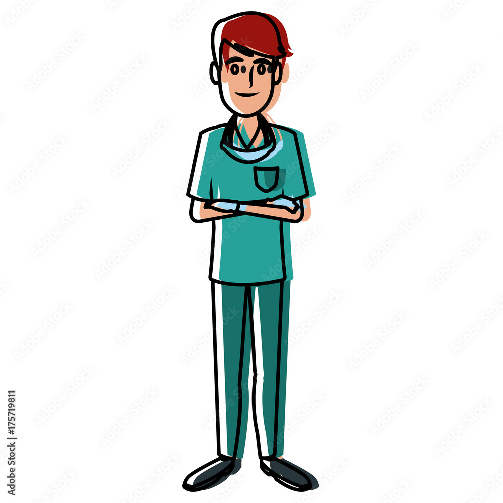 Dentist cartoon isolated icon vector illustration graphic design Dentist cartoon isolated icon vector illustration graphic design