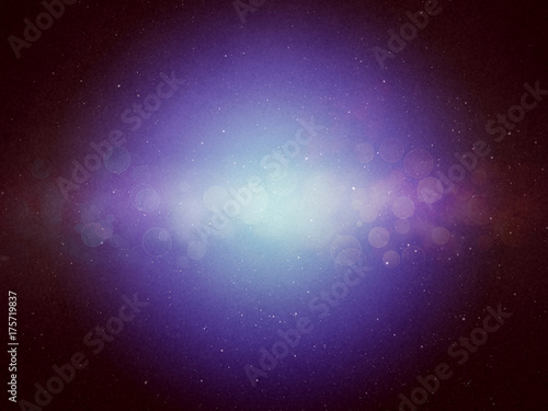 Space Bubbles Abstract Background  Cosmic Stars Vignette Design 