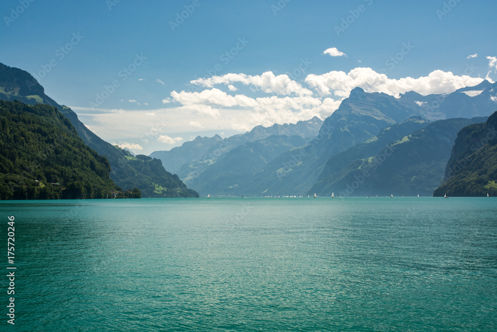 Fototapeta Lake Lucerne in Switzerland