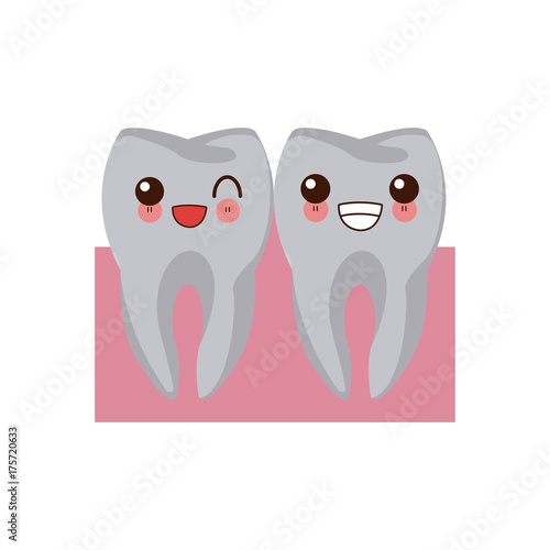 Tooths and dental care icon vector illustration graphic design