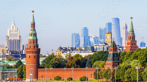 panorama of Moscow, Russia