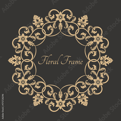 Circular arabic pattern