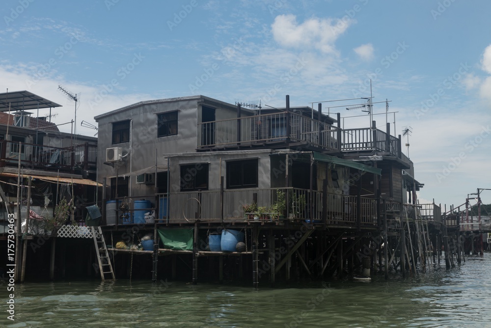 The fishing village of Tai O, Hong kong