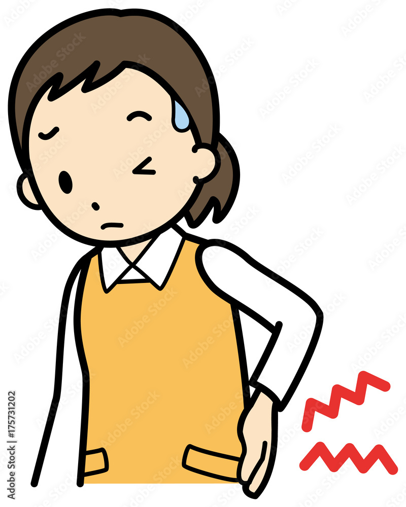 腰痛 Stock イラスト Adobe Stock