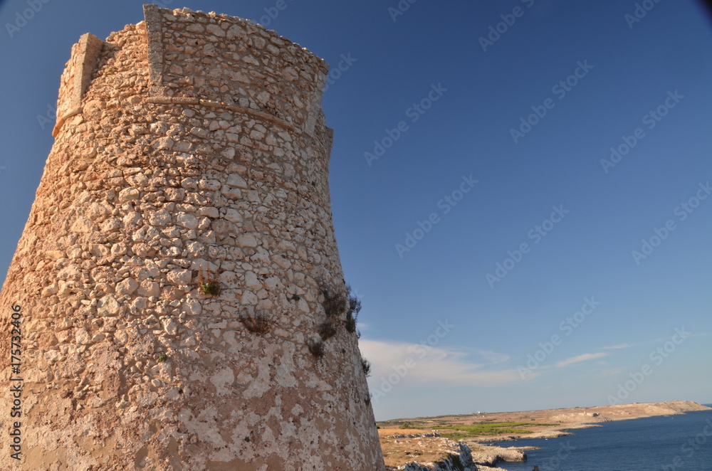 Naklejka premium Torre di avvistamento aragonese